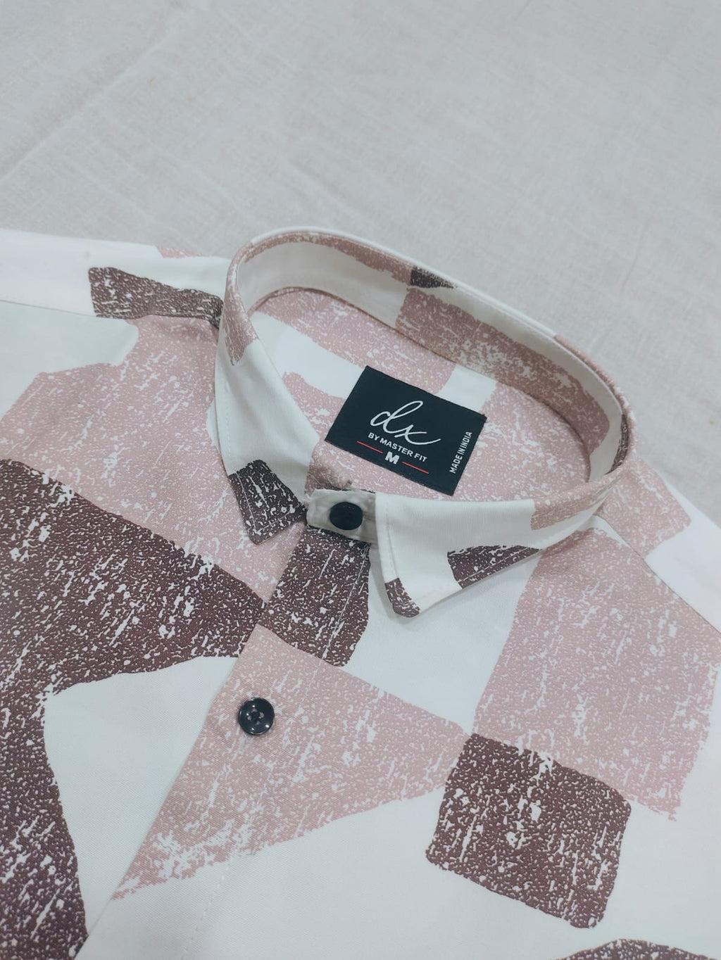 Dusty Pink Geometric Shirt