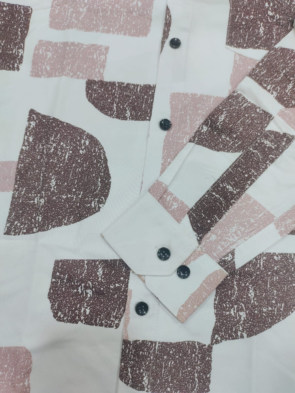 Dusty Pink Geometric Shirt
