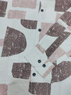 Dusty Pink Geometric Shirt