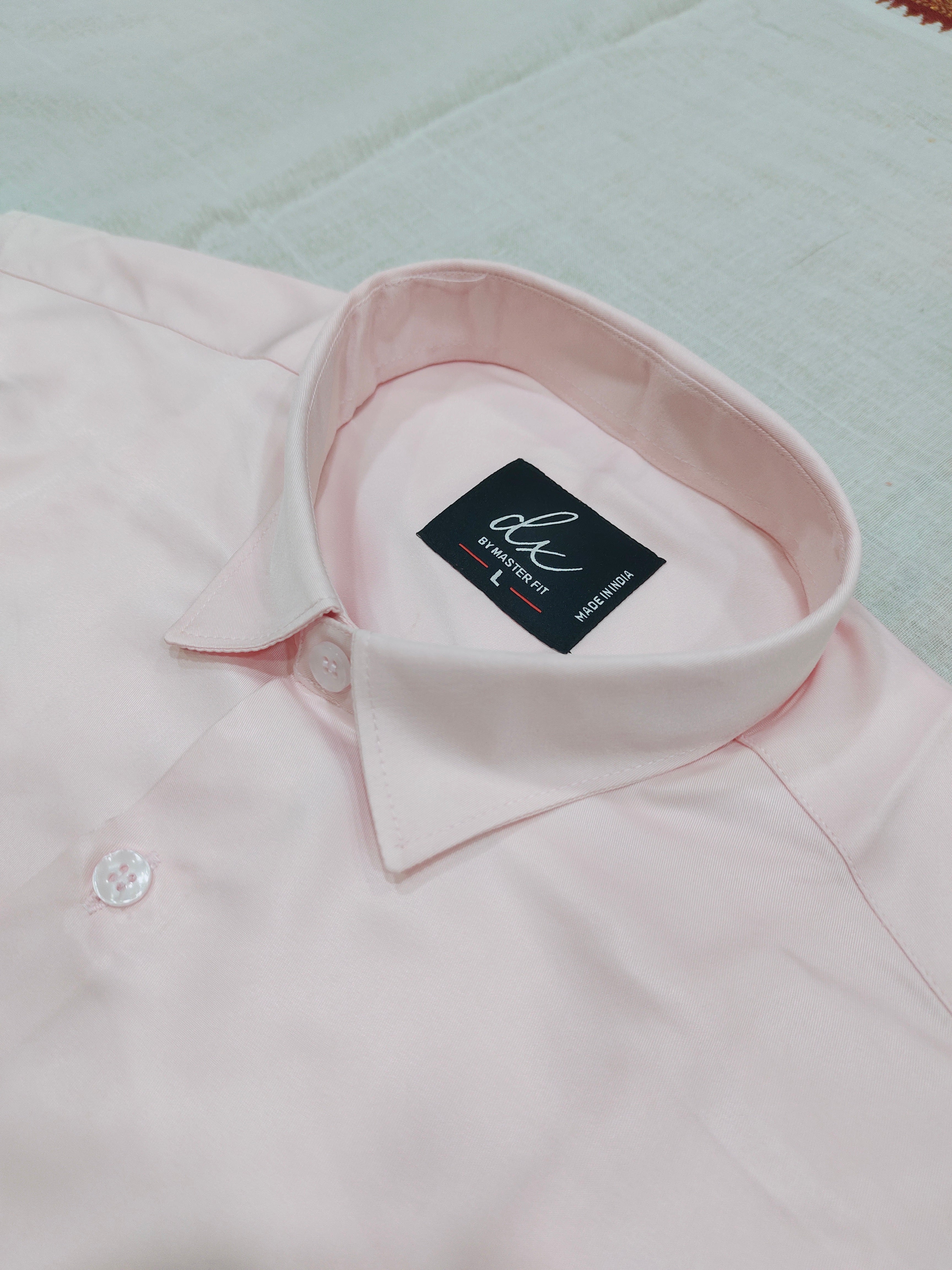 Pastel Pink Plain shirt