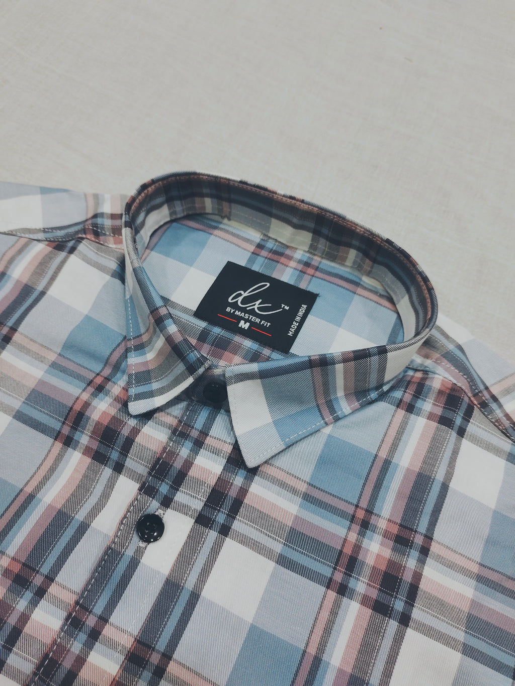 Blue Grey Checks Shirt