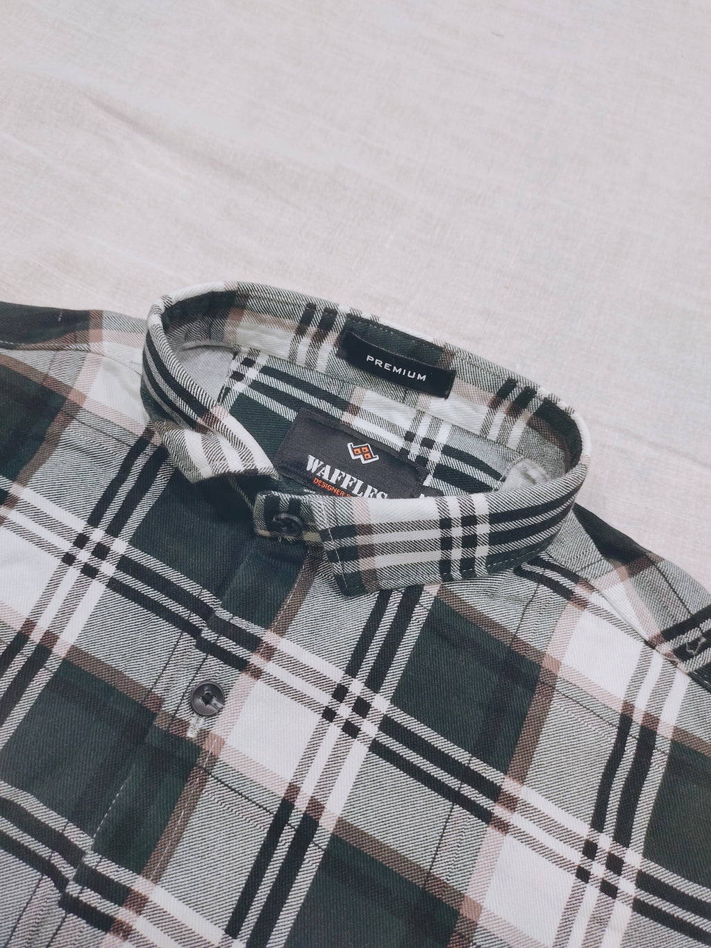 Forest Green Checks Shirt