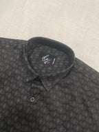 Charcoal Diamond Print Shirt