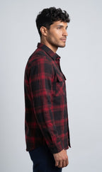Red Black Checks Shirt