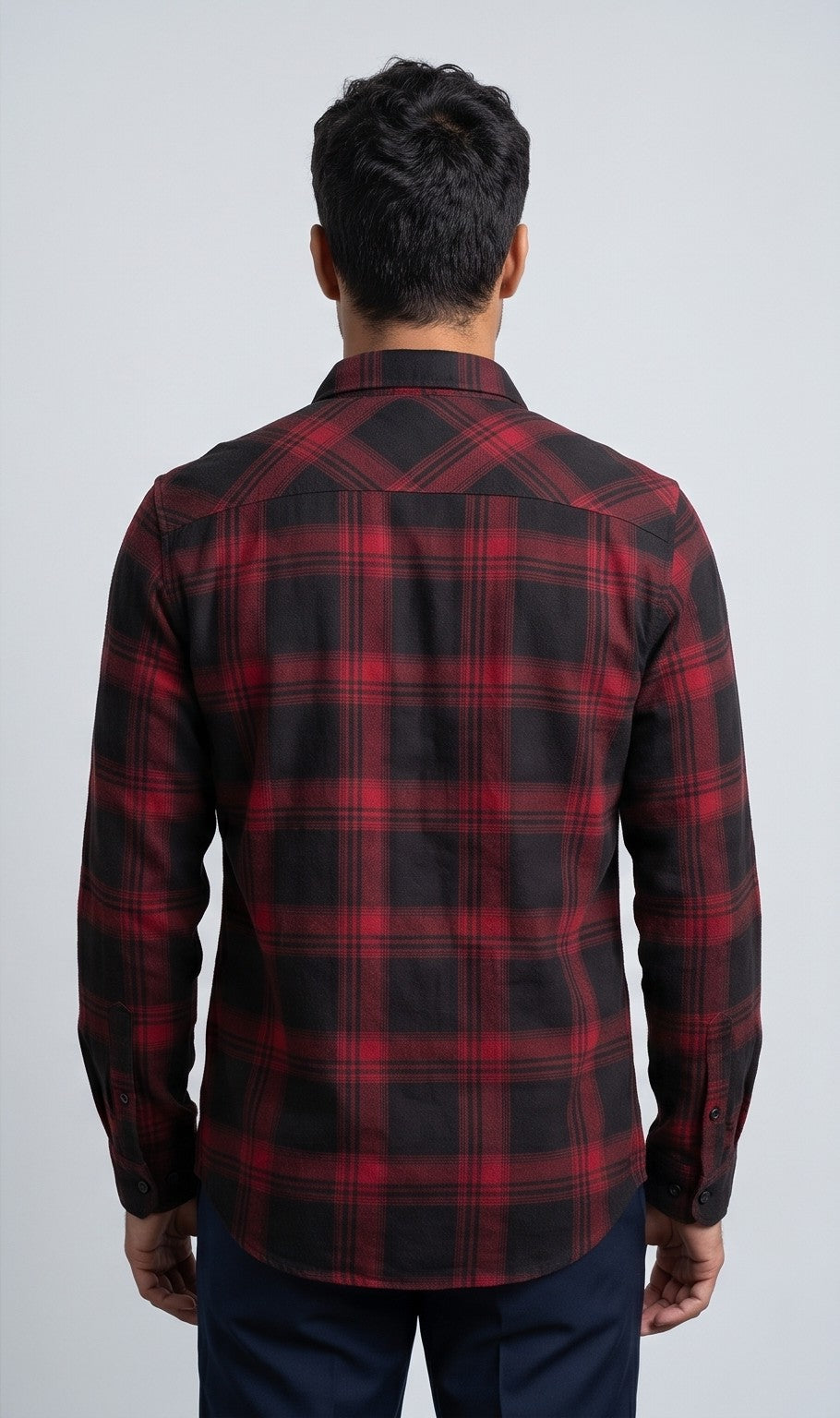 Red Black Checks Shirt