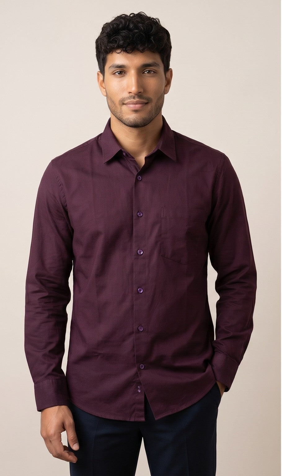 Wine Burgundy Shirt