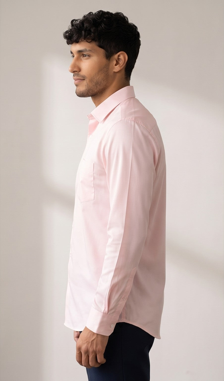 Pastel Pink Plain shirt