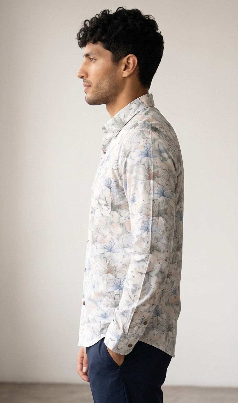 Mist Bloom Designer Shirt